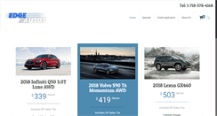 Desktop Screenshot of edgeautos.com